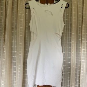 bebe White Dress